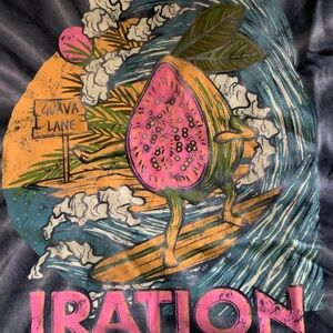 Iration tie dye tee XL